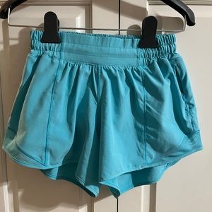 Lululemon Hotty Hot Blue shorts - Size 2